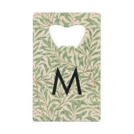 Willow Bough Pattern William Morris Retro Monogram