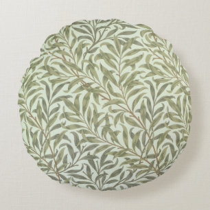 'Willow Bough' wallpaper design, 1887 Round Cushion