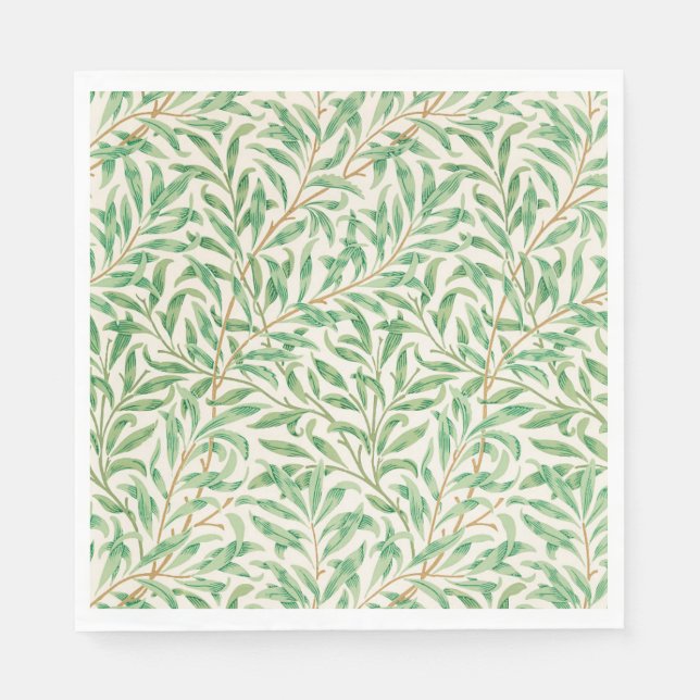 Willow Bough William Morris Pattern Napkin (Front)