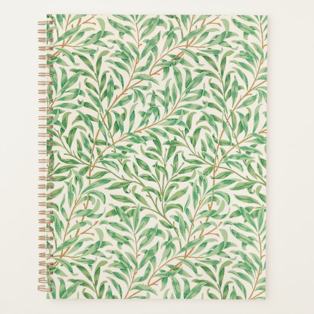 Willow Bough William Morris Pattern Planner (Front)