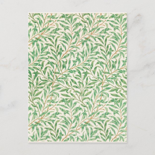 Willow Bough William Morris Pattern Postcard (Front)