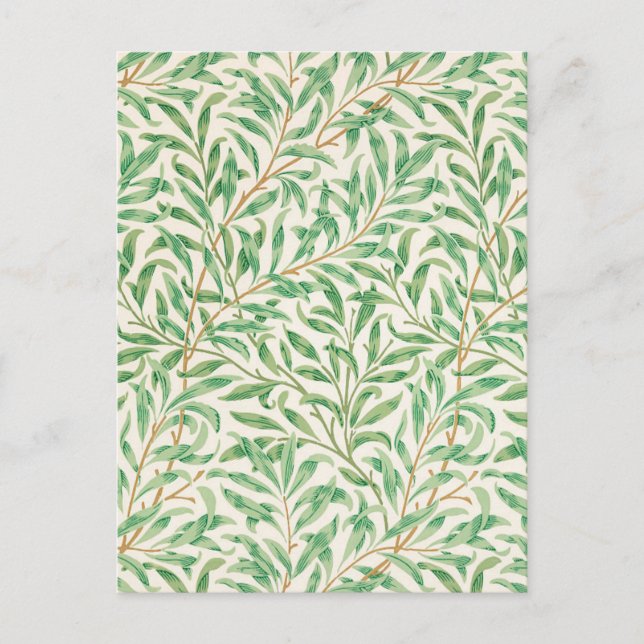 Willow Bough William Morris Pattern Postcard (Front)