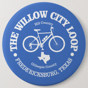 Willow City Loop (cycling) 6 Cm Round Badge