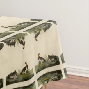 Willow Grous (Grouse) - Audubon's Birds of America Tablecloth