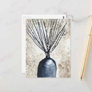  Willow in vase watercolor Postcard