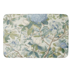 Willow Little Magnolia Wallpaper Floral Coastal  Bath Mat