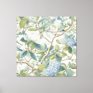 Willow Little Magnolia Wallpaper Floral Coastal Canvas Print