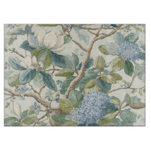 Willow Little Magnolia Wallpaper Floral Coastal Cutting Board
