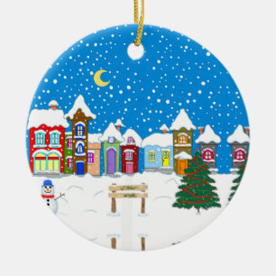 Willow Nook at Christmas Ceramic Tree Decoration