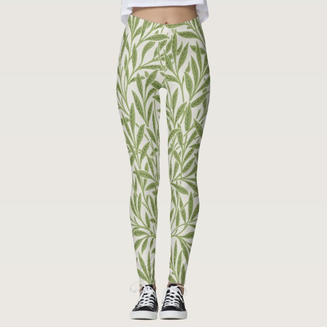 Willow Pattern, William Morris Leggings (Front)