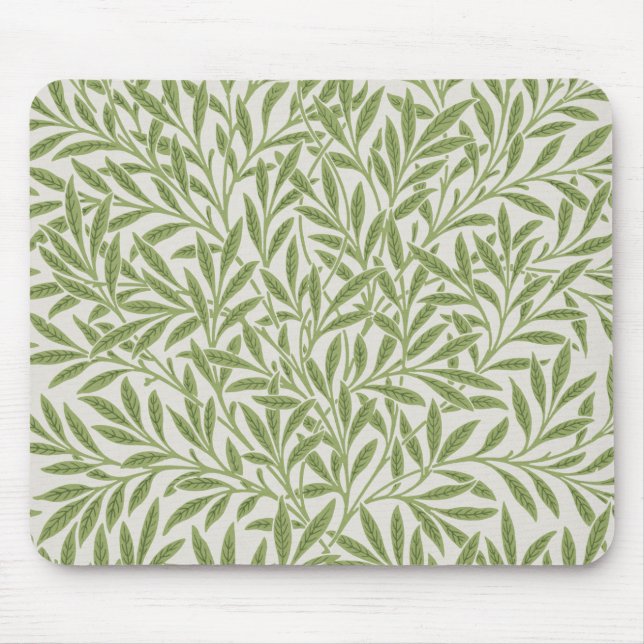 Willow Pattern, William Morris Mouse Mat (Front)
