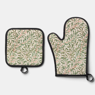 Willow Pattern, William Morris Oven Mitt & Pot Holder Set