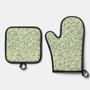 Willow Pattern, William Morris Oven Mitt & Pot Holder Set