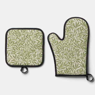 Willow Pattern, William Morris Oven Mitt & Pot Holder Set