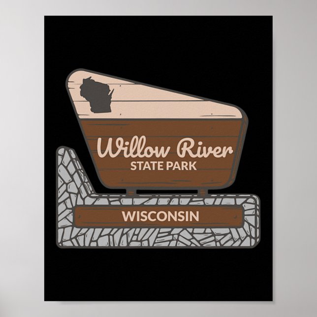 Willow River State Park Wisconsin Welcome Sign Vac (Front)
