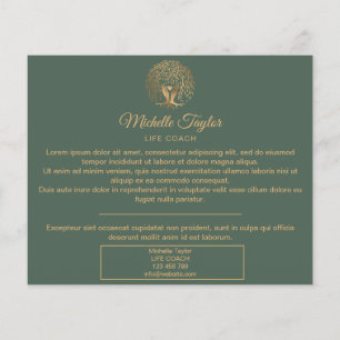 Willow Tree of Life Coach, Therapy, Psychologist Flyer