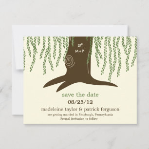 Willow Tree Save The Date Card