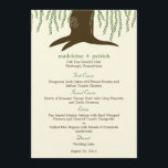 Willow Tree Wedding Menu Card<br><div class="desc">Blending together the beauty of nature and chic aesthetic,  this lovely and whimsical Willow Tree wedding collection is sure to make your wedding day unforgettable. Also available in orange for Autumn wedding. Custom colours are also available upon request (please contact us for custom request). Complete collection available at berryberrysweet.com</div>