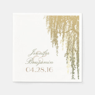 Willow Tree Wedding Napkin