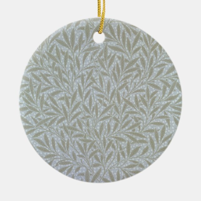 Willow wallpaper design, 1874 ceramic tree decoration (Front)