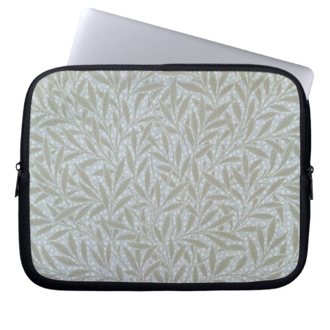 Willow wallpaper design, 1874 laptop sleeve (Front)