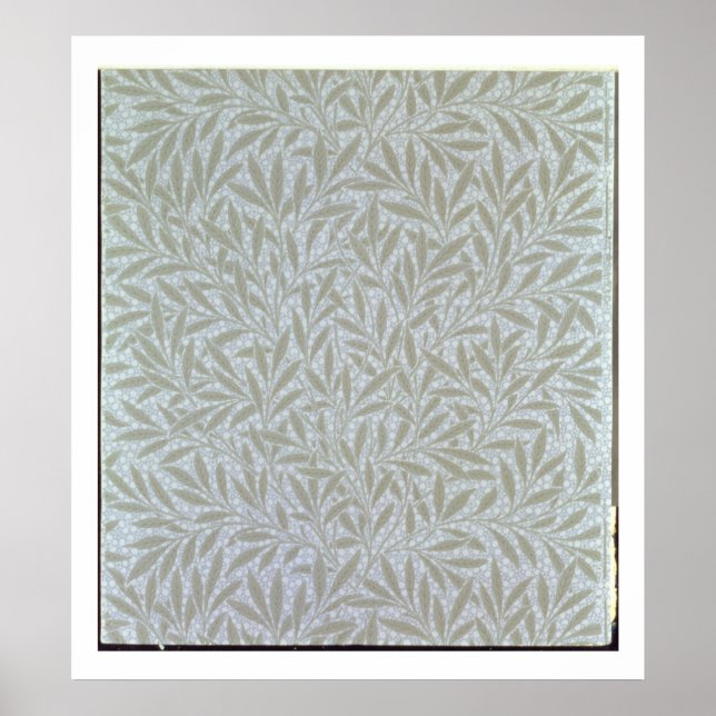 Willow wallpaper design, 1874 poster (Front)