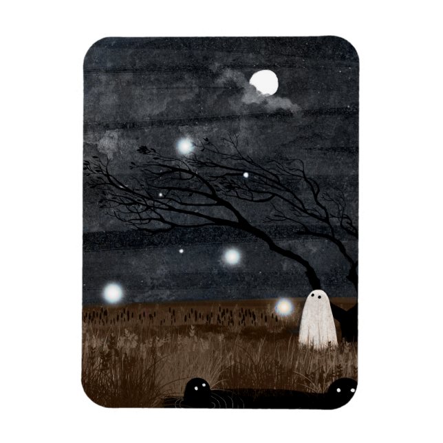 Willow Wisp Ghost Magnet (Vertical)