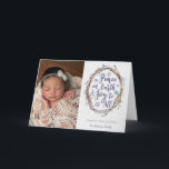 Willow Wreath Folded Holiday Card<br><div class="desc">Send elegant greetings with these beautiful holiday photo cards.</div>