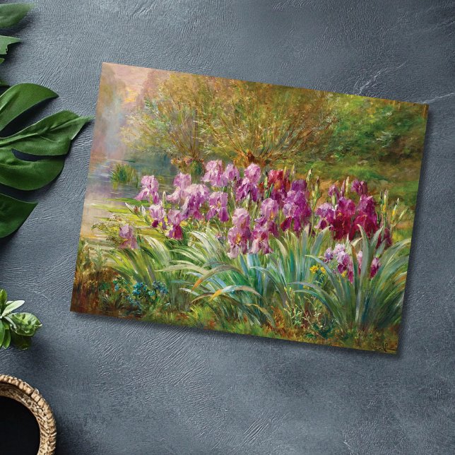 Willows and Irises by a Creek Postcard (Creator Uploaded)