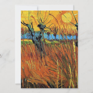 Willows at Sunset by Vincent van Gogh.