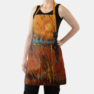 Willows at Sunset by Vincent van Gogh Apron
