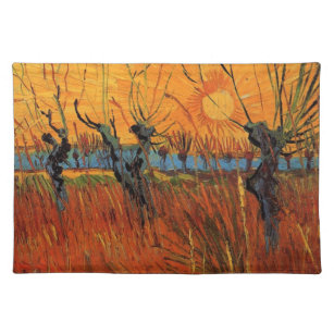 Willows at Sunset by Vincent van Gogh Placemat
