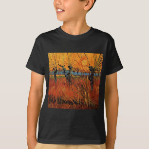 Willows at Sunset by Vincent van Gogh T-Shirt