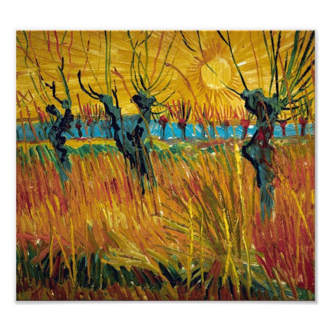 Willows at Sunset | Van Gogh | Photo Print (Front)