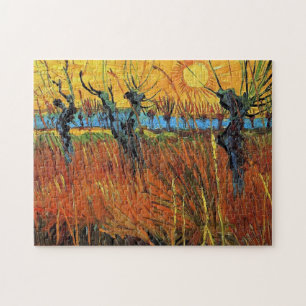 Willows at Sunset,Vincent van Gogh Jigsaw Puzzle