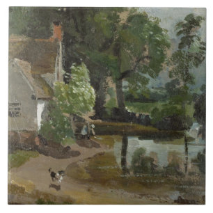 Willy Lott's House, near Flatford Mill, c.1811 (oi Tile