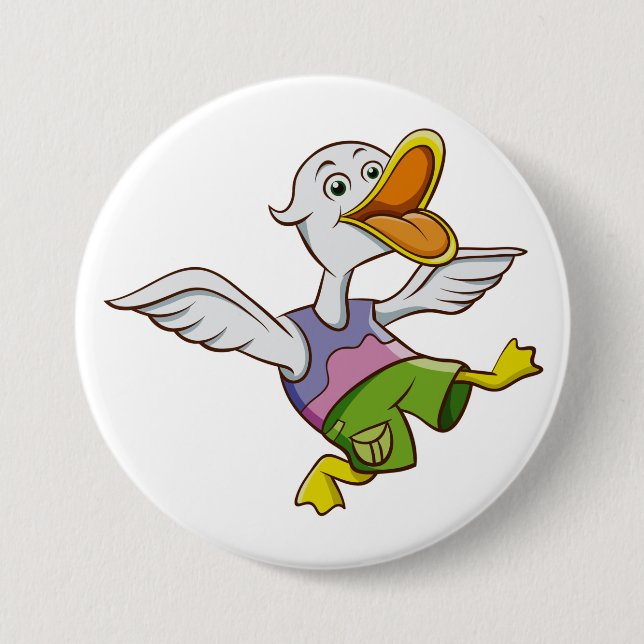 Willy Quack 7.5 Cm Round Badge (Front)