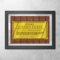 Willy Wonka Golden Ticket