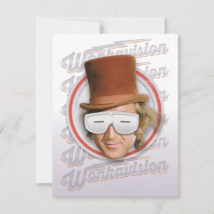 Willy Wonka in Wonkavision Goggles Card