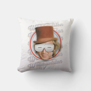 Willy Wonka in Wonkavision Goggles Cushion