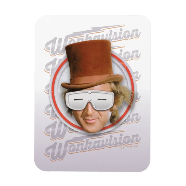Willy Wonka in Wonkavision Goggles Magnet (Vertical)