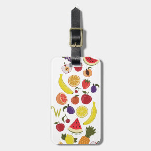 Willy Wonka Lickable Wallpaper Pattern Luggage Tag