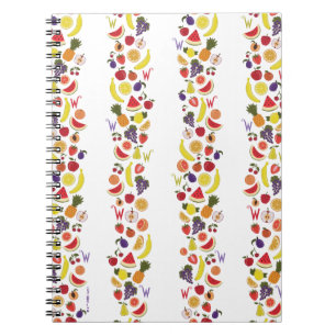 Willy Wonka Lickable Wallpaper Pattern Notebook