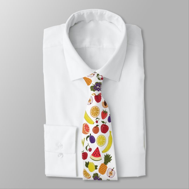 Willy Wonka Lickable Wallpaper Pattern Tie (Tied)
