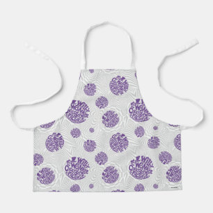 Willy Wonka Logo Psychedelic Graphic Apron