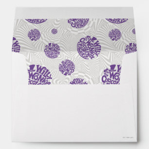 Willy Wonka Logo Psychedelic Graphic Envelope