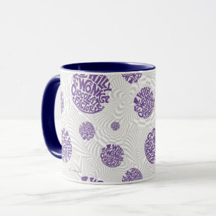 Willy Wonka Logo Psychedelic Graphic Mug
