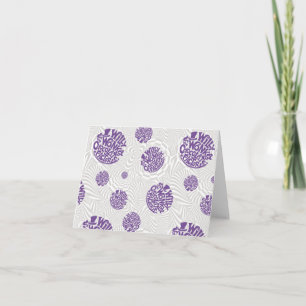 Willy Wonka Logo Psychedelic Graphic Note Card