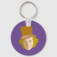 Willy Wonka Stenciled Face Graphic