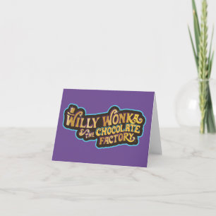 Willy Wonka & the Chocolate Factory Logo Note Card